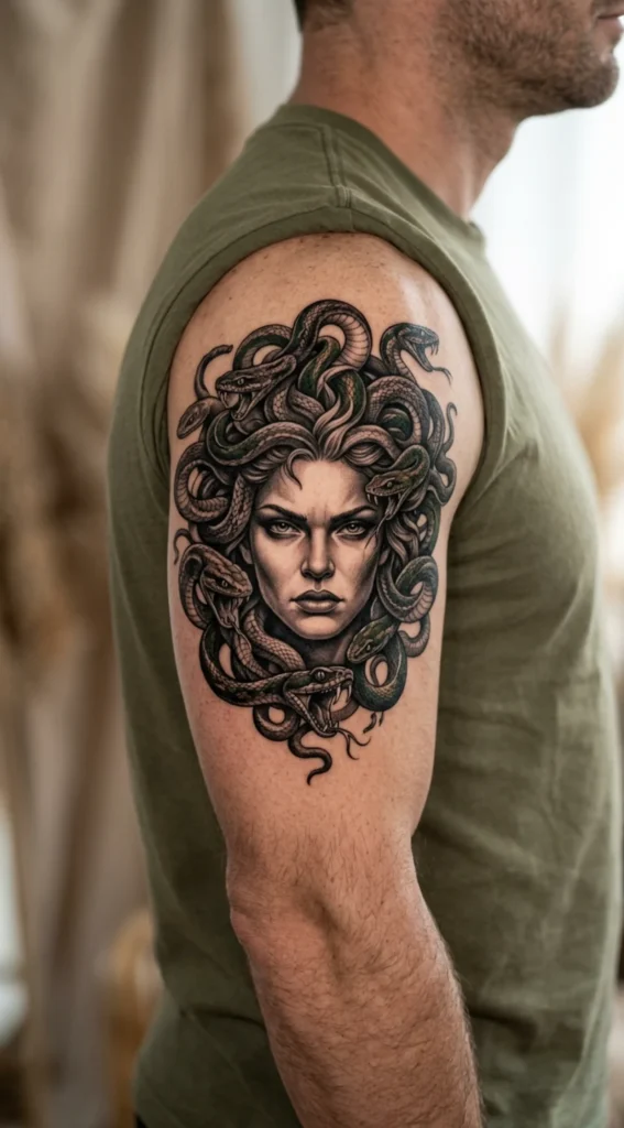 Realistic Medusa for Inner Strength