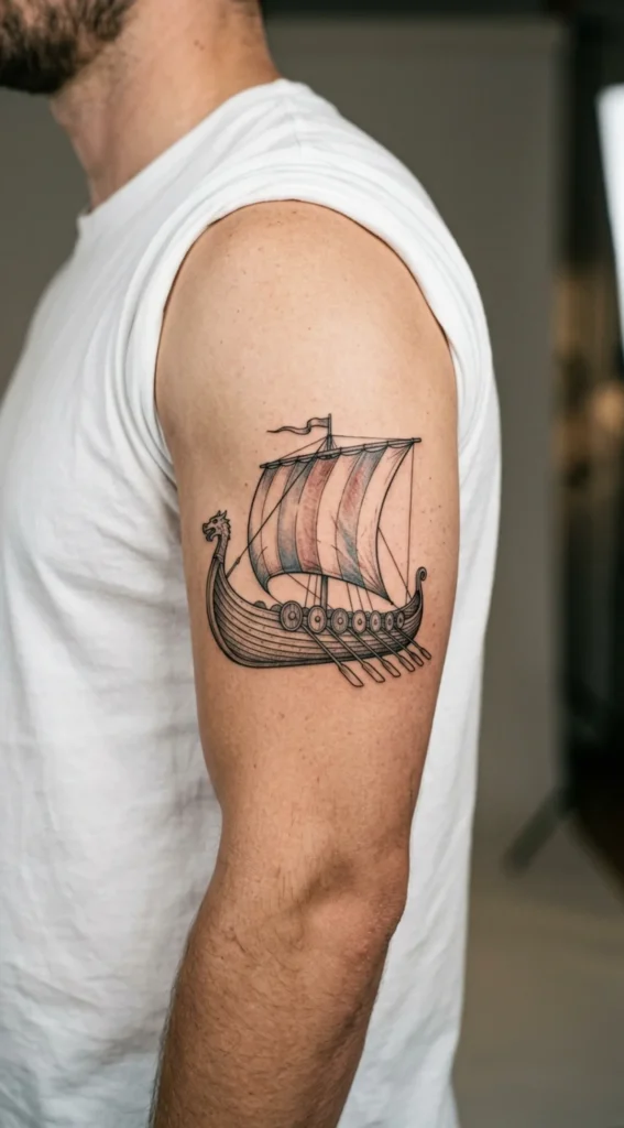 Traditional Norse Longship