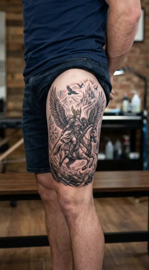 Valkyrie Warrior Tattoo