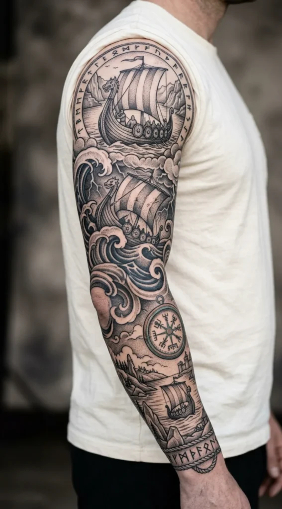 Viking Ship Sleeve