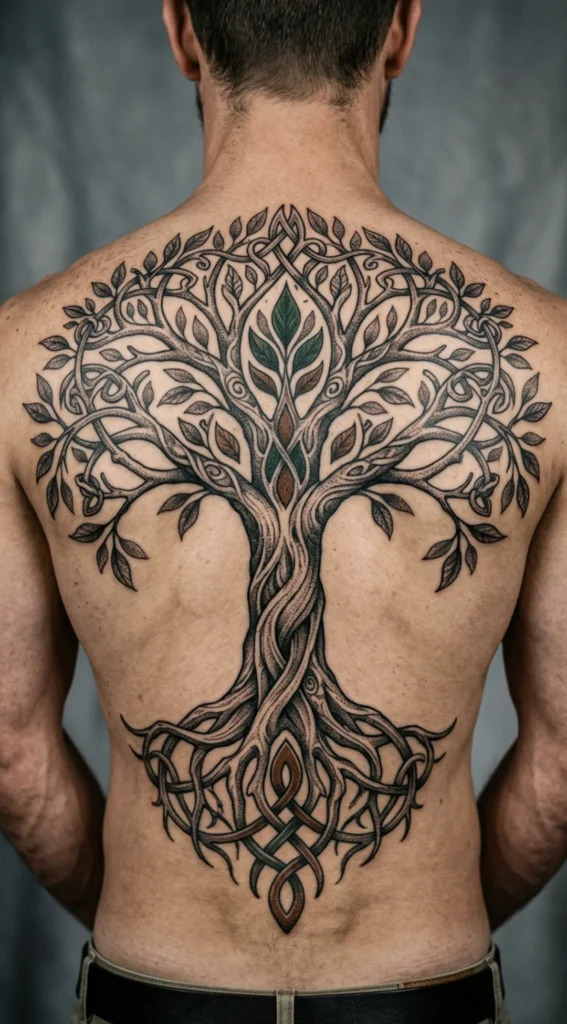 Yggdrasil World Tree Tattoo