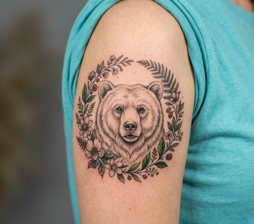 Bear Tattoo Ideas for Women