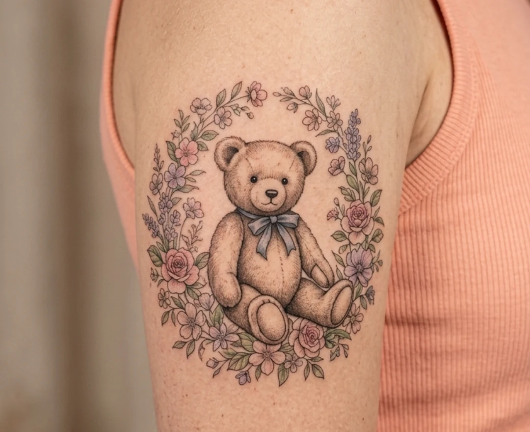 Teddy Bear Tattoo Designs