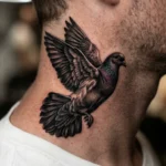 Pigeon Neck Tattoo Designs